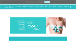 Desktop Screenshot of essurclinic.sk